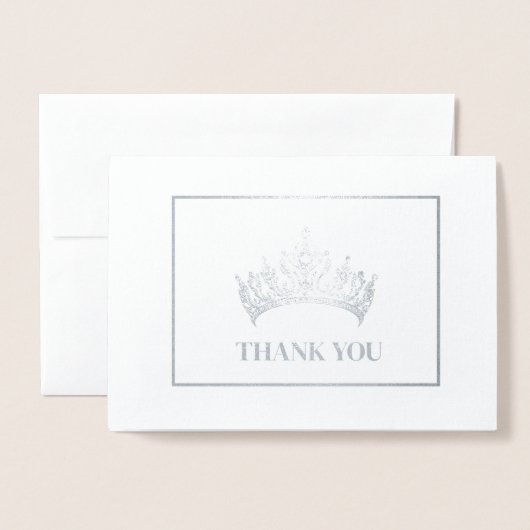 koningskroon folie kaarten (Voorkant met envelop)