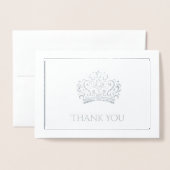 koningskroon folie kaarten (Voorkant met envelop)