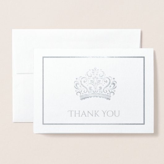 koningskroon folie kaarten (Voorkant met envelop)