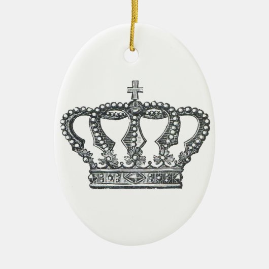 Koningskroon Keramisch Ornament (Voorkant)