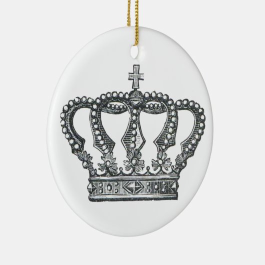 Koningskroon Keramisch Ornament (Rechts)