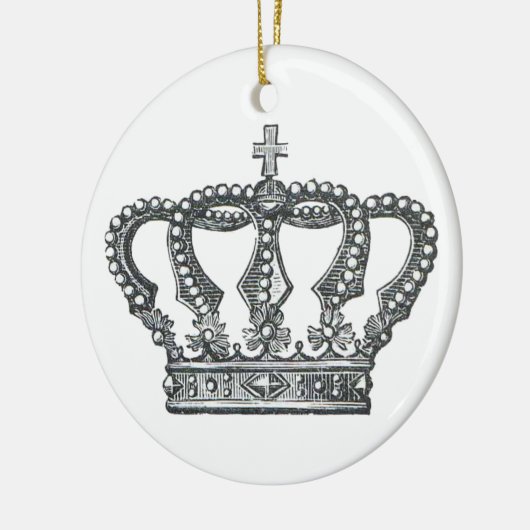 Koningskroon Keramisch Ornament (Links)