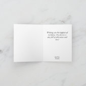 Koningskroon Roze Glitters Zwart Gefeliciteerd Ver Kaart (Binnen)