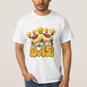 Koningskroon van vader t-shirt (Voorkant)