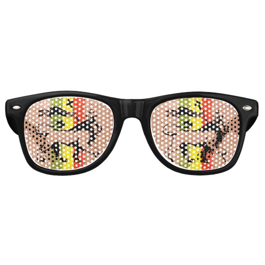 Koningsleeuw Retro Zonnebril (Voorkant)