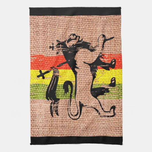 Koningsleeuw Theedoek (Verticaal)