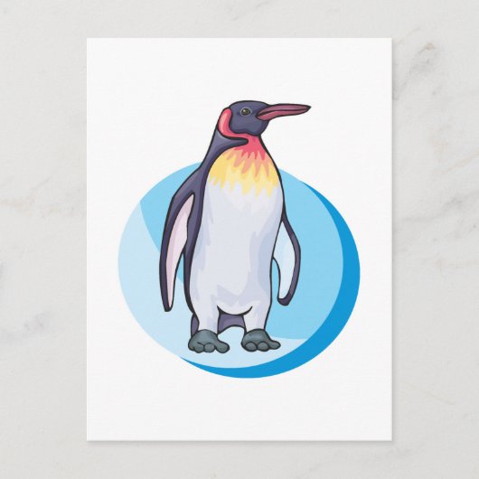 koningspinguïn briefkaart (Voorkant)