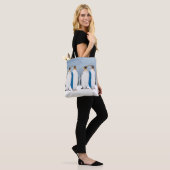 Koningspinguïn Paar Kussen Tote Bag (Op model)