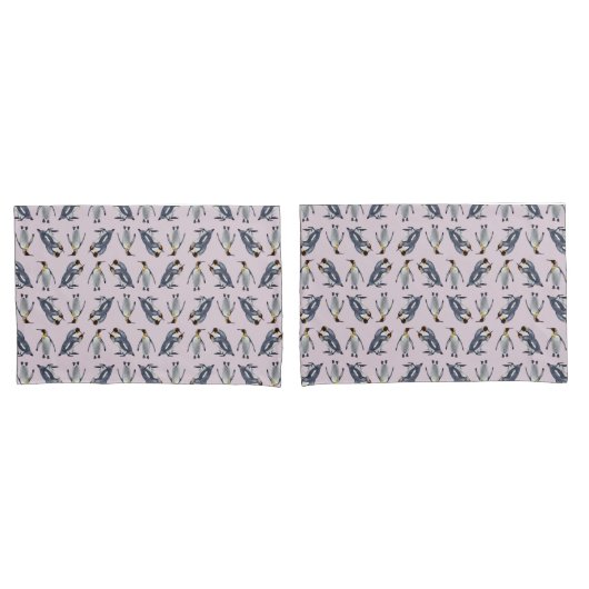 Koningspinguïn Razzia Pyjama Hoezen (Stoffig Roze) (Voorkant-Set)