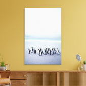 Koningspinguïns (Aptenodytes patagonicus) Canvas Afdruk (Insitu (Woonkamer))