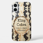 Koningsslang: Koning Cobra Case-Mate iPhone Case (Achterkant)