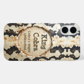 Koningsslang: Koning Cobra Case-Mate iPhone Case (Achterkant (horizontaal))