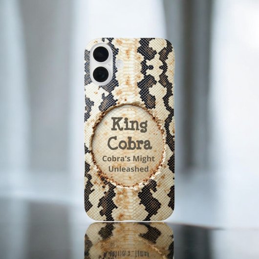 Koningsslang: Koning Cobra Case-Mate iPhone Case
