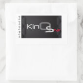 Koningsster Rechthoekige Sticker (Tas)