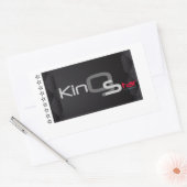 Koningsster Rechthoekige Sticker (Envelop)