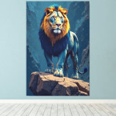 Koningstop Canvas Afdruk (Insitu (Houten vloer))