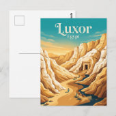 Koningsvallei Egypte Briefkaart (Voorkant / Achterkant)