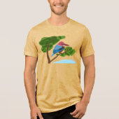Koningsvis blok T-shirt Tri-Blend T-shirt (Voorkant)