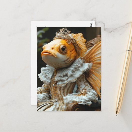 koningsvis briefkaart (Voorkant / Achterkant in situ)