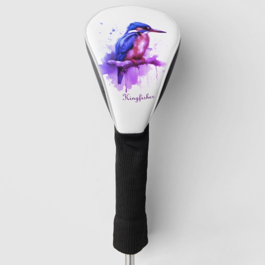Koningsvogel Design – Elegante leren vogel Golfheadcover (Voorkant)