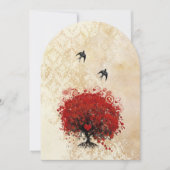  koningsvogelthee met kunstblad leder kaart (Voorkant)