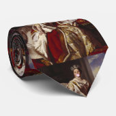 KONINGVICTORIA BLOEDT EEN PINKBUBBLE GUM STROPDAS (Opgerold)