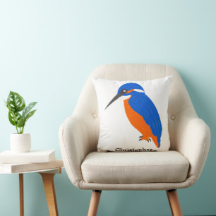 Koningvis ontwerp gepersonaliseerd kussen