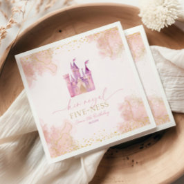 Koninklijk 5-jarig prinsessen feest servet