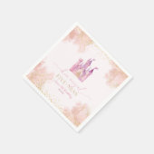 Koninklijk 5-jarig prinsessen feest servet (Hoek)