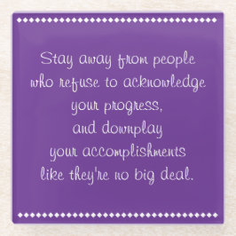 koninklijk advies glazen onderzetter