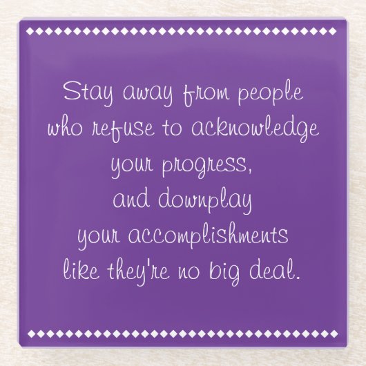 koninklijk advies glazen onderzetter (Voorkant)