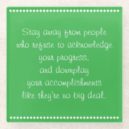 koninklijk advies glazen onderzetter