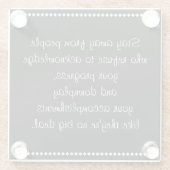 koninklijk advies glazen onderzetter (Achterkant)