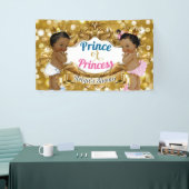 Koninklijk Afrikaans Geslacht onthullen Glitter Spandoek (Beurs)