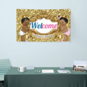 Koninklijk Afrikaans geslacht onthullen Gold Glitt Spandoek (Beurs)