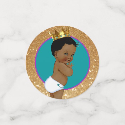 Koninklijk Afrikaans geslacht onthullen Paars| Bla Confetti (Kleine voorkant)