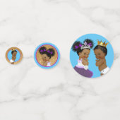 Koninklijk Afrikaans geslacht onthullen Paars en b Confetti (Voorkanten)