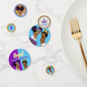 Koninklijk Afrikaans geslacht onthullen Paars en b Confetti (Groep)