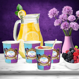 Koninklijk Afrikaans geslacht onthullen Paars en b Papieren Bekers