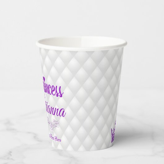  koninklijk Afrikaans prinses Elegant Monogram Papieren Bekers (Links)