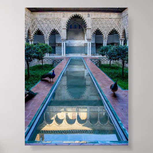 Koninklijk Alcazar van Sevilla Poster (Voorkant)
