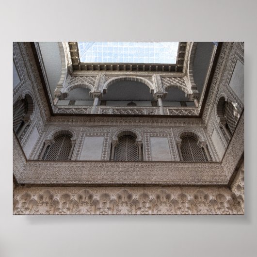 Koninklijk Alcazar van Sevilla Poster (Voorkant)