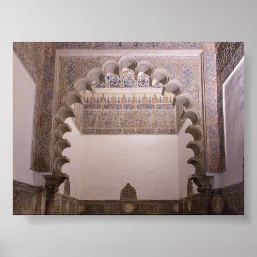 Koninklijk Alcazar van Sevilla Poster (Voorkant)