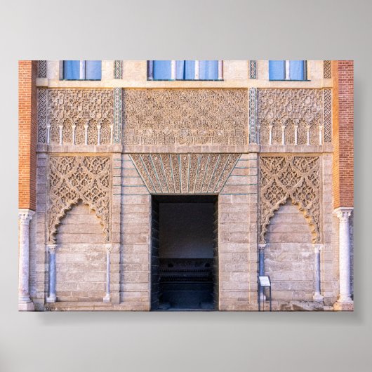 Koninklijk Alcázar van Sevilla Poster (Voorkant)