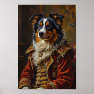 Koninklijk Australisch Shepherd Portret Poster