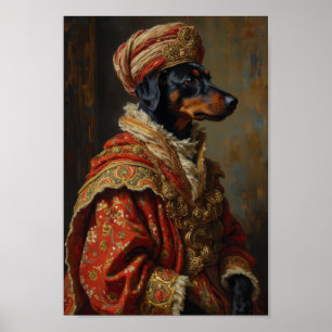 Koninklijk Azawakh Portret Poster