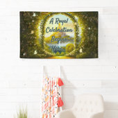 Koninklijk Baby shower Een koninklijk feest begint Spandoek (Insitu)