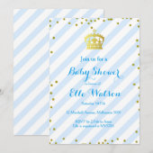 Koninklijk Baby shower Uitnodiging (Voorkant / Achterkant)