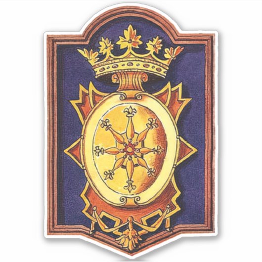 Koninklijk Badge van Anna van Kleef  Sticker (Voorkant)