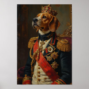Koninklijk Beagle Portret Poster